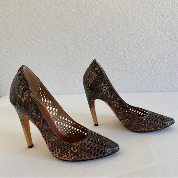 proenza schouler brown laser cut pumps - Picture 2 of 10